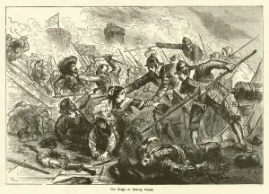 Boys Own Gallery: The siege of Basing House (engraving)