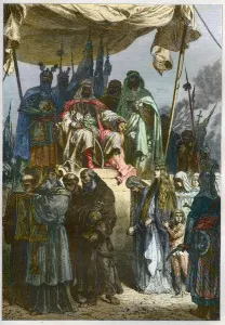 The siege of Jerusalem in 1187 by Saladin (1138-1193) (Salah al Din Yusuf al-Ayyubi The siege of Jerusalem in 1187 by Saladin (1138-1193) (Salah al Din Yusuf al-Ayyubi