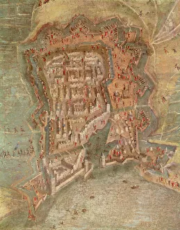 Detail - The Siege of La Rochelle by troops of Cardinal Richelieu in 1627-68 (oil on canvas) Detail - The Siege of La Rochelle by troops of Cardinal Richelieu in 1627-68 (oil on canvas)