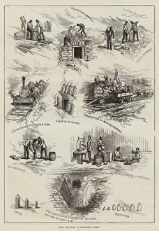 Siege Operations at Eastbourne, Sussex (engraving) Siege Operations at Eastbourne, Sussex (engraving)