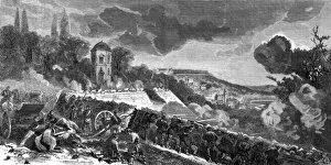Franco Prussian War Gallery: Siege of Paris, Franco-Prussian War, 1870 (engraving)
