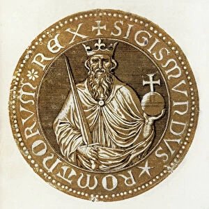 Medieval Period Collection: Sigismond of Luxembourg, 1645 (Engraving)