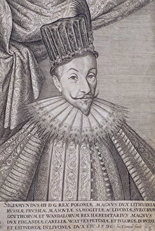 Sigismund Vasa III (1566-1632) King of Poland, 1596 (engraving)