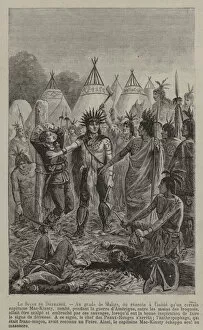 The sign of distress (engraving)