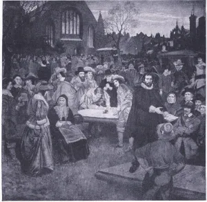 Signing of the National Covenant in Greyfriars Churchyard 1638 Signing of the National Covenant in Greyfriars Churchyard 1638