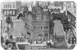 Sikhism: view of the Golden Temple (Harmandir Sahib), the cultural center of Sikh Sikhism: view of the Golden Temple (Harmandir Sahib), the cultural center of Sikh