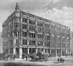 Silber and Fleming's new wholesale warehouses (engraving) Silber and Fleming's new wholesale warehouses (engraving)