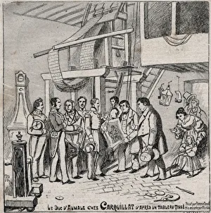 The silk industry under the Monarchy of July - the visit of the Duke of Aumale at The silk industry under the Monarchy of July - the visit of the Duke of Aumale at
