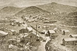 Rush Gallery: Silver City, Nevada, c.1870, from American Pictures, published by The Religious