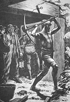 Silver Mining in the Comstock Lode, Virginia City, Nevada, 1877 (engraving) Silver Mining in the Comstock Lode, Virginia City, Nevada, 1877 (engraving)