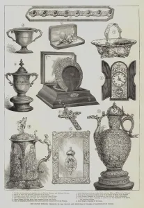 The Silver Wedding Presents to the Prince and Princess of Wales at Marlborough House The Silver Wedding Presents to the Prince and Princess of Wales at Marlborough House
