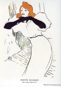 The singer Yvette Guilbert (1867-1944) in ' Linger, Longer, Loo ' The singer Yvette Guilbert (1867-1944) in ' Linger, Longer, Loo '