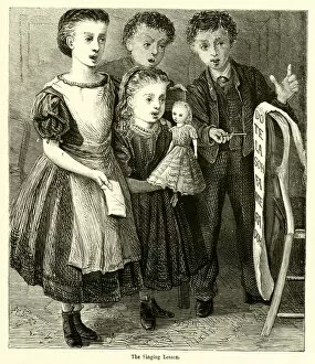 The Singing Lesson (engraving)