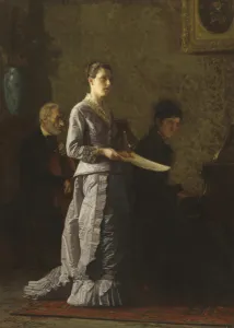 Singing a Pathetic Song, 1881 (oil on canvas) Singing a Pathetic Song, 1881 (oil on canvas)