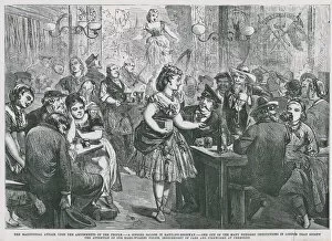 A singing saloon in Ratcliff Highway (engraving)