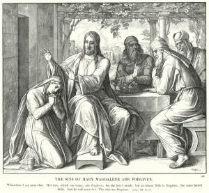 The Sins of Mary Magdalene are Forgiven (engraving) The Sins of Mary Magdalene are Forgiven (engraving)