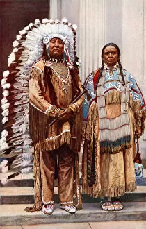 Sioux chief (colour photo)