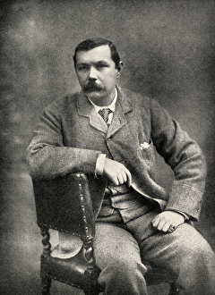 Sir Arthur Conan Doyle (1859-1930) (b/w photo) Sir Arthur Conan Doyle (1859-1930) (b/w photo)
