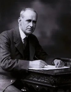 Sir Arthur Eddington, British astronomer, physicist and mathematician (b/w photo) Sir Arthur Eddington, British astronomer, physicist and mathematician (b/w photo)
