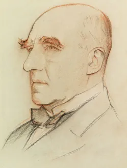 Rothenstein William 1872 1945 Gallery: Sir Arthur Pinero, Playwright (coloured chalks)