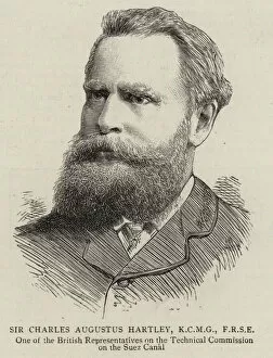 Sir Charles Augustus Hartley, KCMG, FRSE (engraving)