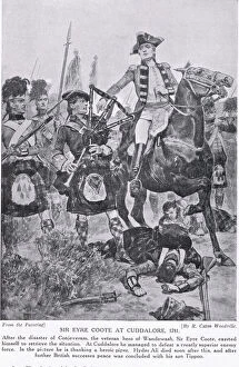 Sir Eyre Coote at Cuddalore, illustration from Hutchinson'