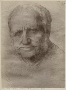 Sir Francis Seymour Haden, etcher, 1895 (goldpoint on paper) (see also 414599) Sir Francis Seymour Haden, etcher, 1895 (goldpoint on paper) (see also 414599)