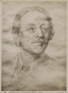 Sir Francis Seymour Haden Junior, 1895 (goldpoint on paper) (see also 414598) Sir Francis Seymour Haden Junior, 1895 (goldpoint on paper) (see also 414598)