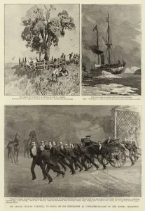Poona Gallery: Sir George Greaves Farewell to Poona on his Resignation as Commander-in-Chief of the Bombay Presidency (engraving)