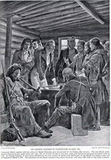 Sir George Simpson in Vancouver Island, 1855, illustration from Hutchinson'