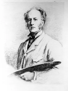 Sir John Everett Millais, 1st Bt, after Sir John Everett Millais, 1881 (collotype) Sir John Everett Millais, 1st Bt, after Sir John Everett Millais, 1881 (collotype)