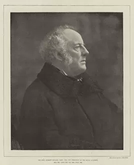 Sir John Everett Millais Gallery: Sir John Everett Millais, Baronet, the New President of the Royal Academy (b / w photo)