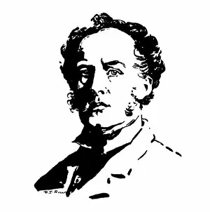 Sir John Everett Millais Gallery: Sir John Everett Millais (litho)