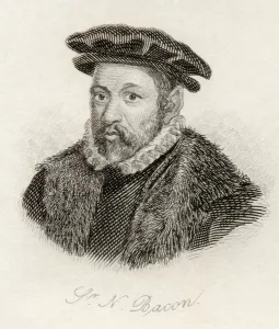 Sir Nicholas Bacon, from Crabbs Historical Dictionary, published 1825 Sir Nicholas Bacon, from Crabbs Historical Dictionary, published 1825