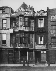 The Sir Paul Pindar, Bishopsgate Street, c.1878 (b/w photo) The Sir Paul Pindar, Bishopsgate Street, c.1878 (b/w photo)
