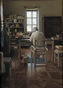 Sir Richard Burton in his Study, 1889 (oil on canvas) Sir Richard Burton in his Study, 1889 (oil on canvas)