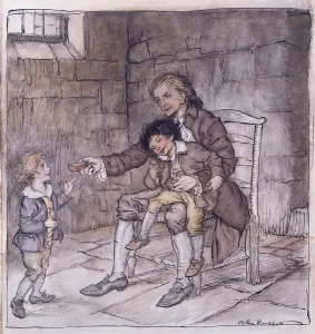 Sir William Thornhill ('Mr Burchell') recognised by Bill and Dick: So-saying Sir William Thornhill ('Mr Burchell') recognised by Bill and Dick: So-saying