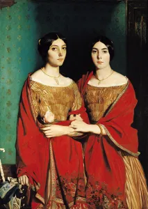 The Two Sisters, or Mesdemoiselles Chasseriau: Marie-Antoinette-Adele (1810-69 The Two Sisters, or Mesdemoiselles Chasseriau: Marie-Antoinette-Adele (1810-69