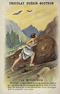 Sisyphus (chromolitho)