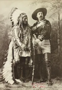 Sitting Bull and Buffalo Bill, 1885 (b/w photo) Sitting Bull and Buffalo Bill, 1885 (b/w photo)