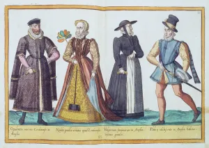 Sixteenth century English costumes from Omnium Poene Gentium Imagines Sixteenth century English costumes from Omnium Poene Gentium Imagines
