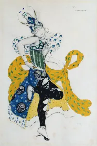 Sketch for the ballet La Peri, by Paul Dukas (1865-1935), 1911 (pencil Sketch for the ballet La Peri, by Paul Dukas (1865-1935), 1911 (pencil