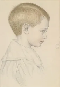 Sketch of a Boy's Head, 1906 (pencil & w/c on paper) Sketch of a Boy's Head, 1906 (pencil & w/c on paper)