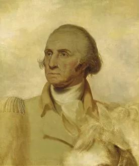 American Art Gallery: Sketch for a Portrait of George Washington (oil on canvas)