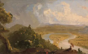 Sketch for View from Mount Holyoke, Northampton, Massachusetts, after a Thunderstorm (The Oxbow) Sketch for View from Mount Holyoke, Northampton, Massachusetts, after a Thunderstorm (The Oxbow)