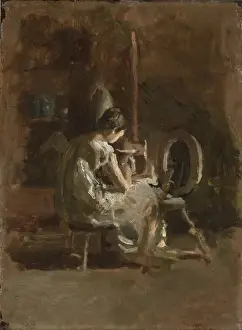 Sketches for aHome-Spuna, 1881 (oil on panel) Sketches for aHome-Spuna, 1881 (oil on panel)