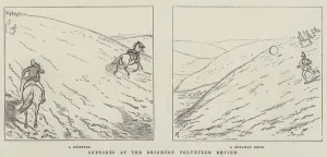 Sketches at the Brighton Volunteer Review (engraving) Sketches at the Brighton Volunteer Review (engraving)