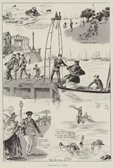 Sketches at Cowes (engraving)