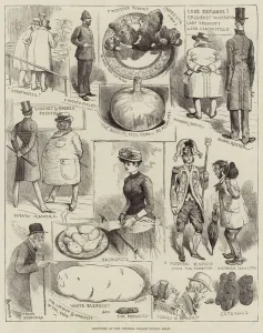 Sketches at the Crystal Palace Potato Show (engraving) Sketches at the Crystal Palace Potato Show (engraving)