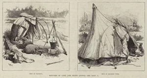 Hackney Wick Gallery: Sketches of Gipsy Life round London (engraving)